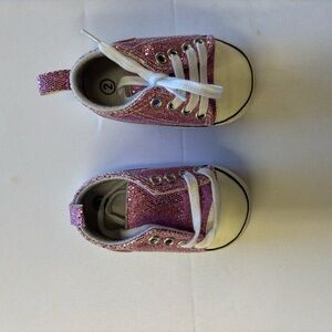 Converse Glittery Pink Kids Sneakers